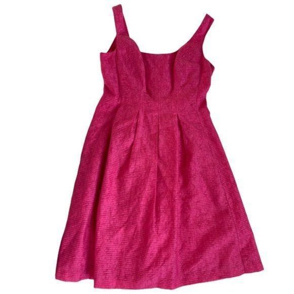 Nine West Fuchsia Shimmer Dress w/Pockets - Picture 10 of 11